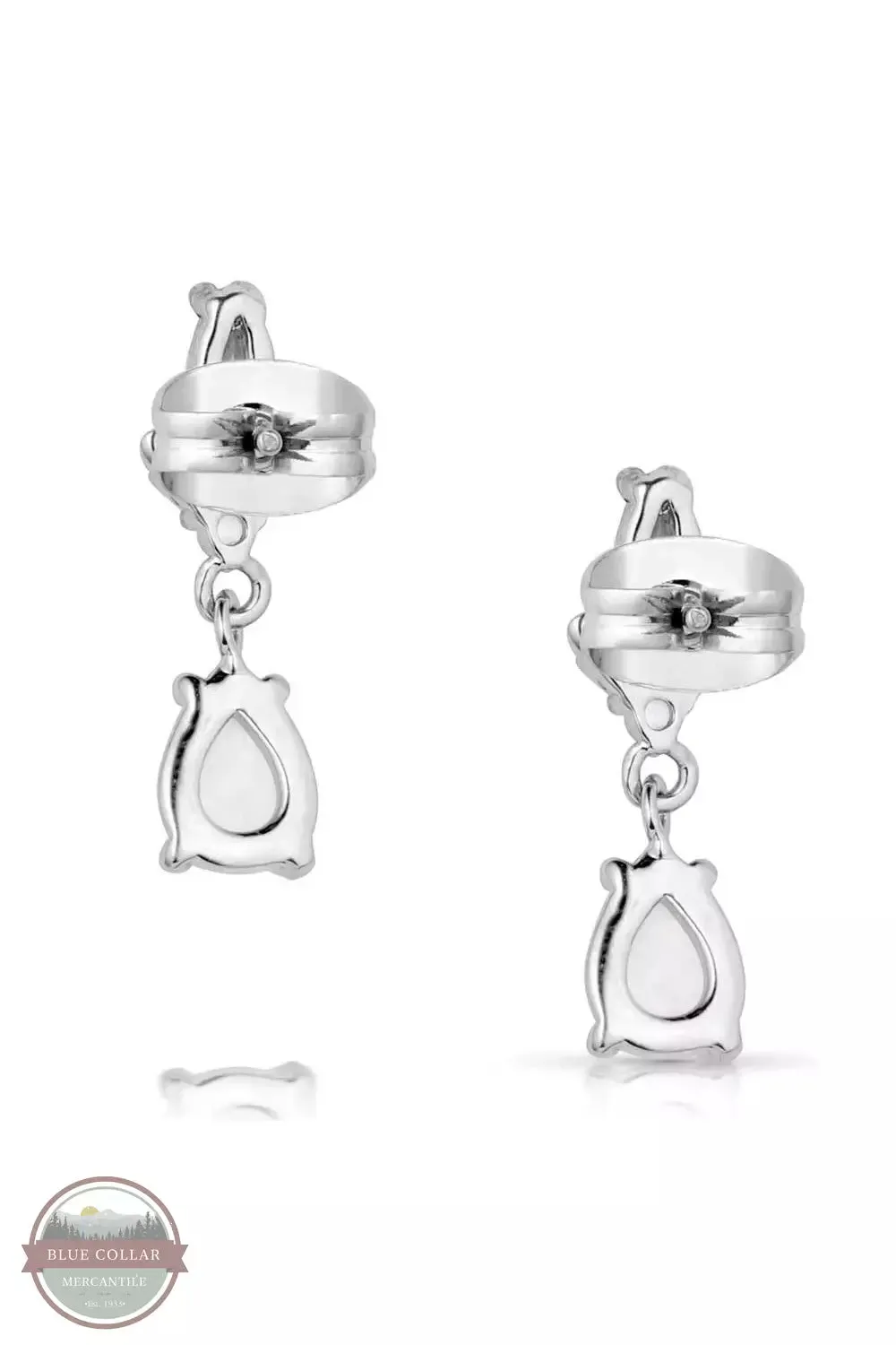ER5772 Elegant Harmony White Opal Earrings