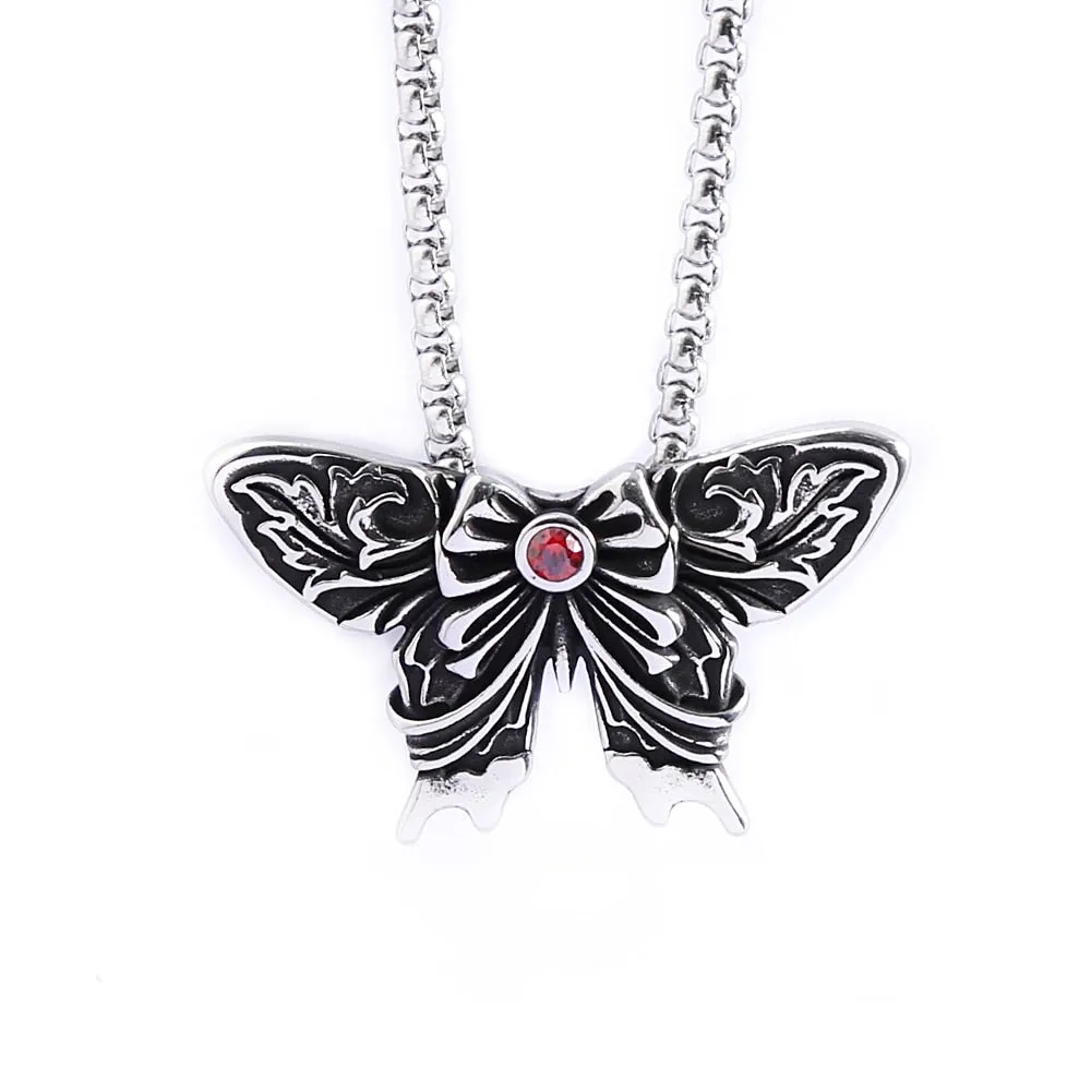 Fashion Creative Butterfly Wings Pendant Necklaces