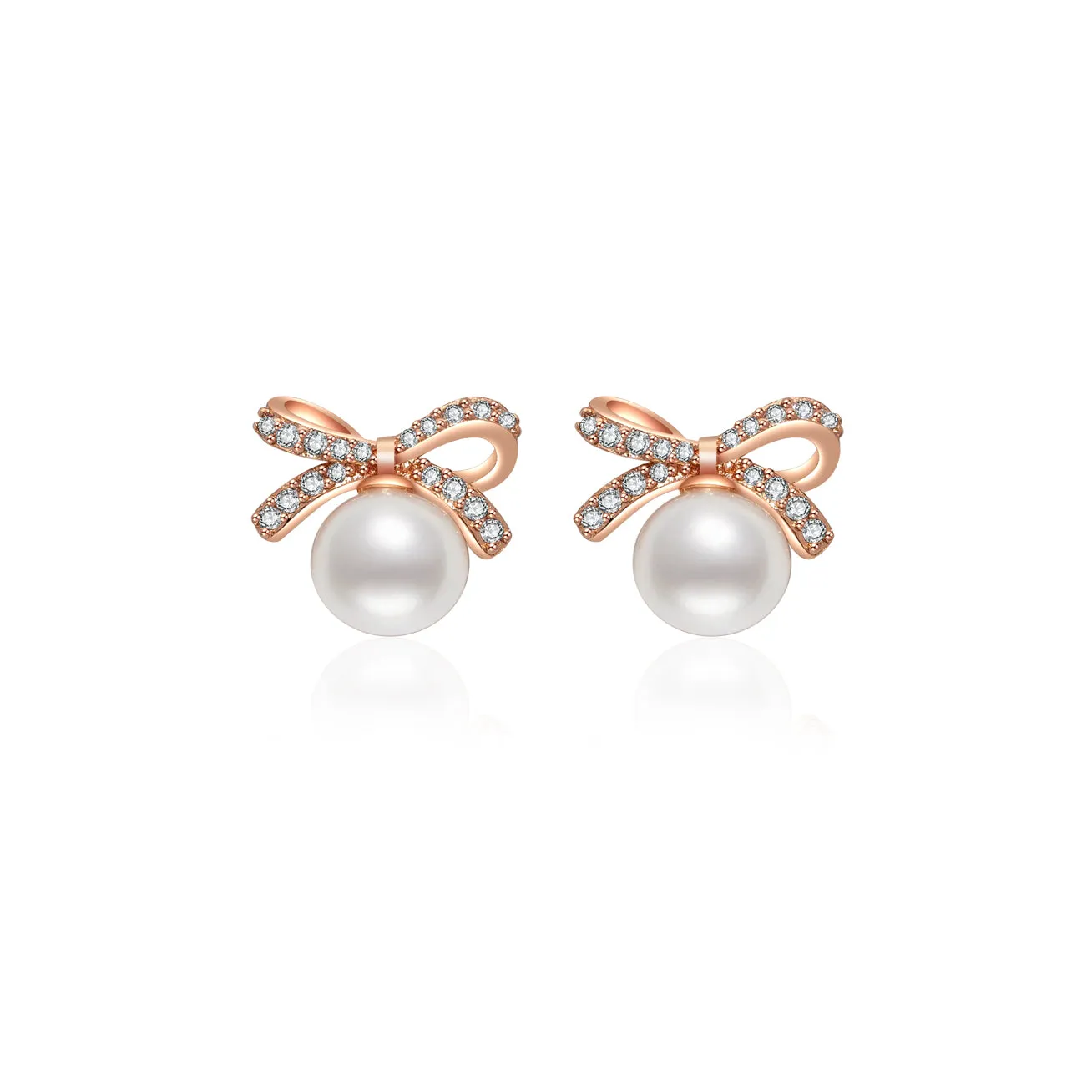Freshwater Pearl Earrings WE00275 | RIBBON