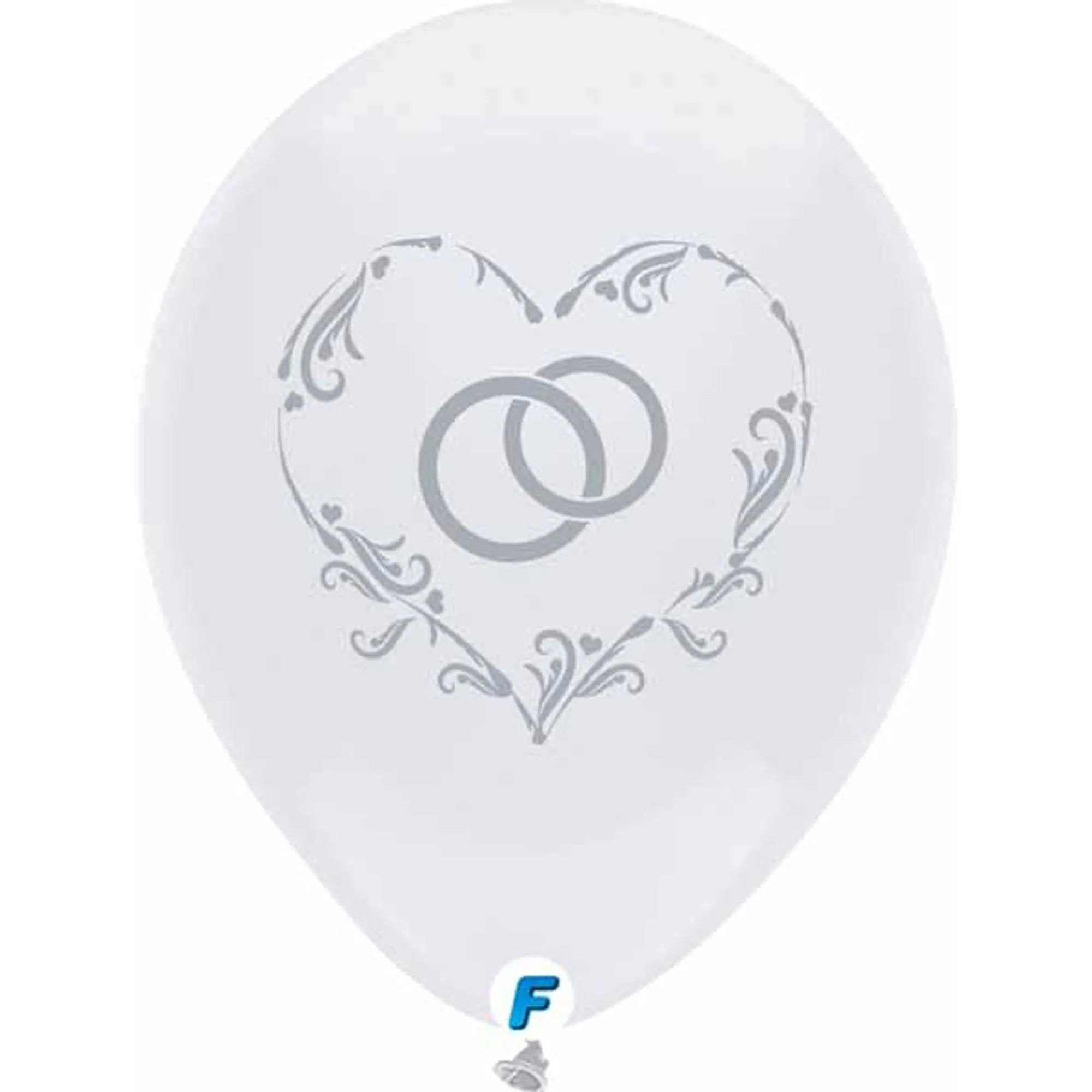 Funsational Plastic Wedding Rings - Set Of 8, 12" Diameter Rings