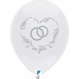Funsational Plastic Wedding Rings - Set Of 8, 12" Diameter Rings