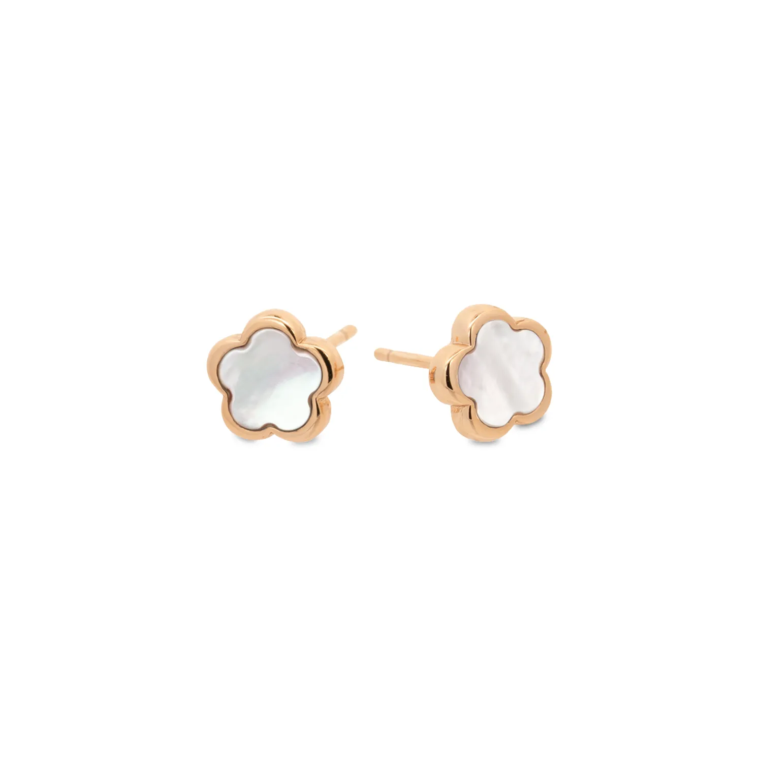 Gold Cerise Studs
