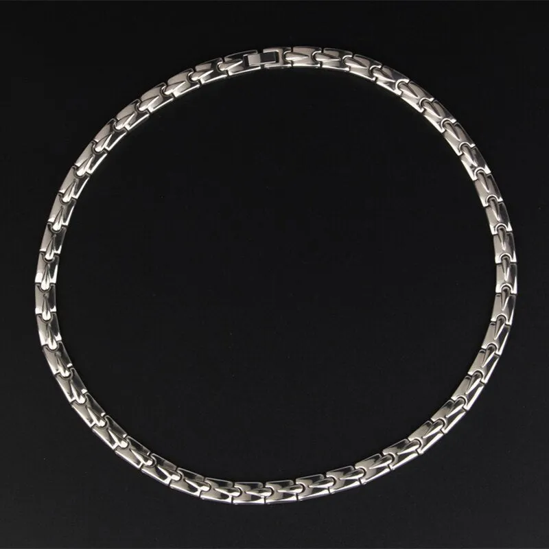 Gold Color Stainless Steel Long Chain Necklace For Men Women