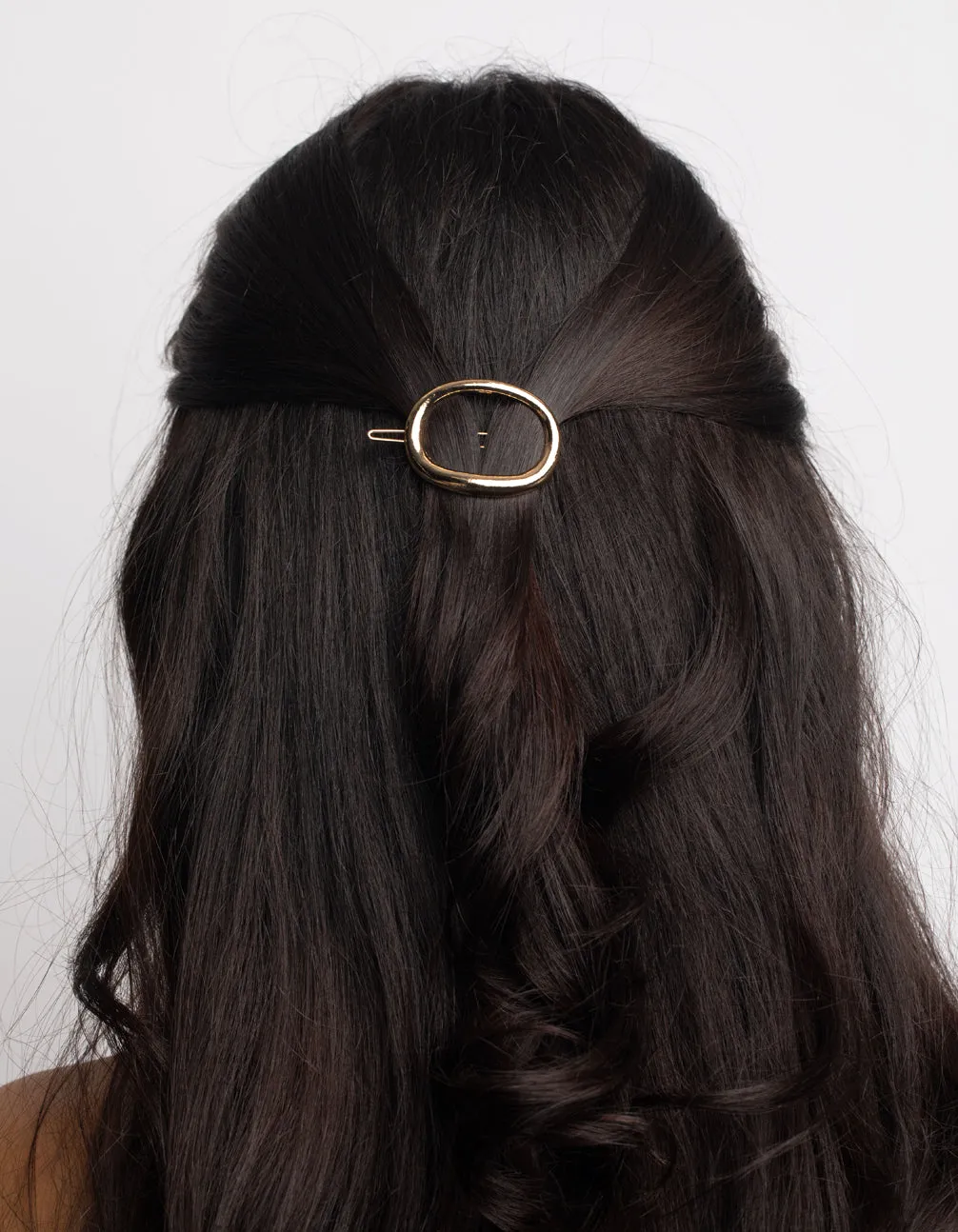 Gold Oval Clips