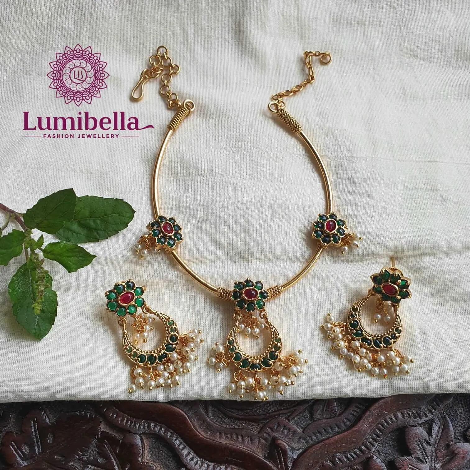 Green Kemp Pipe Neckset