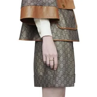 Gucci Yellow Gold Running GG Ring