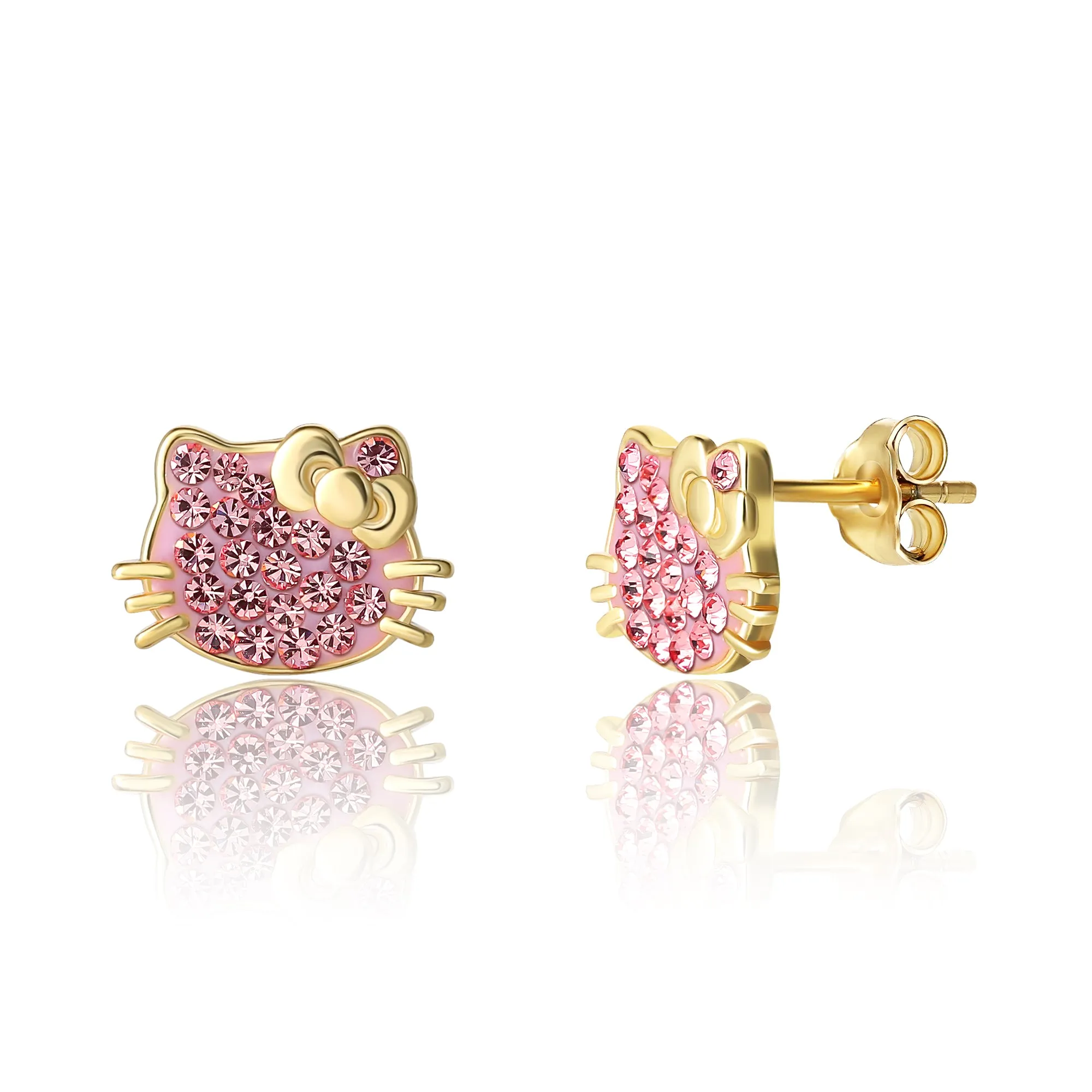 HELLO KITTY CRYSTAL STUDS