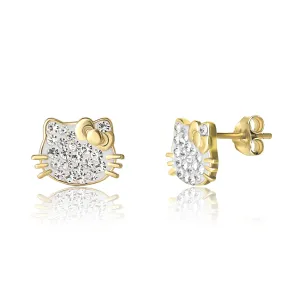 HELLO KITTY CRYSTAL STUDS