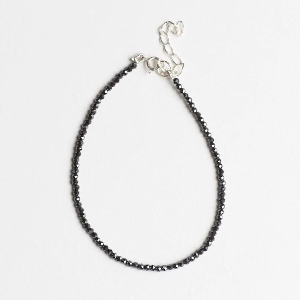 Hematite Simple Stone Bracelet