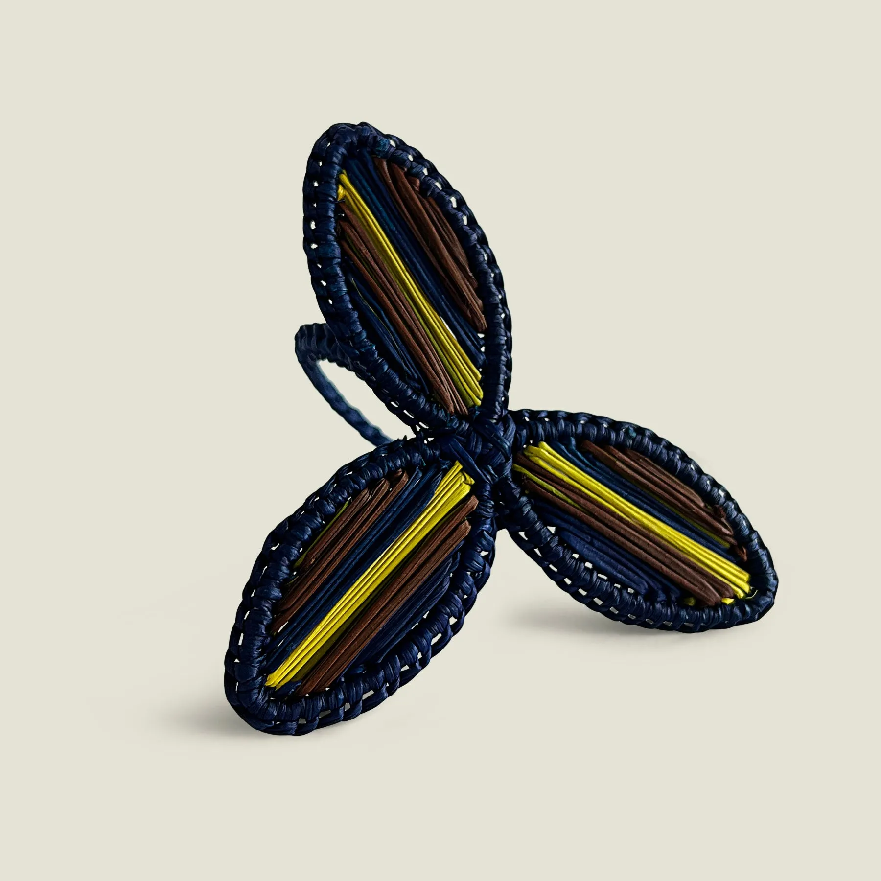 Hoja Woven Napkin Rings (Set of 4)