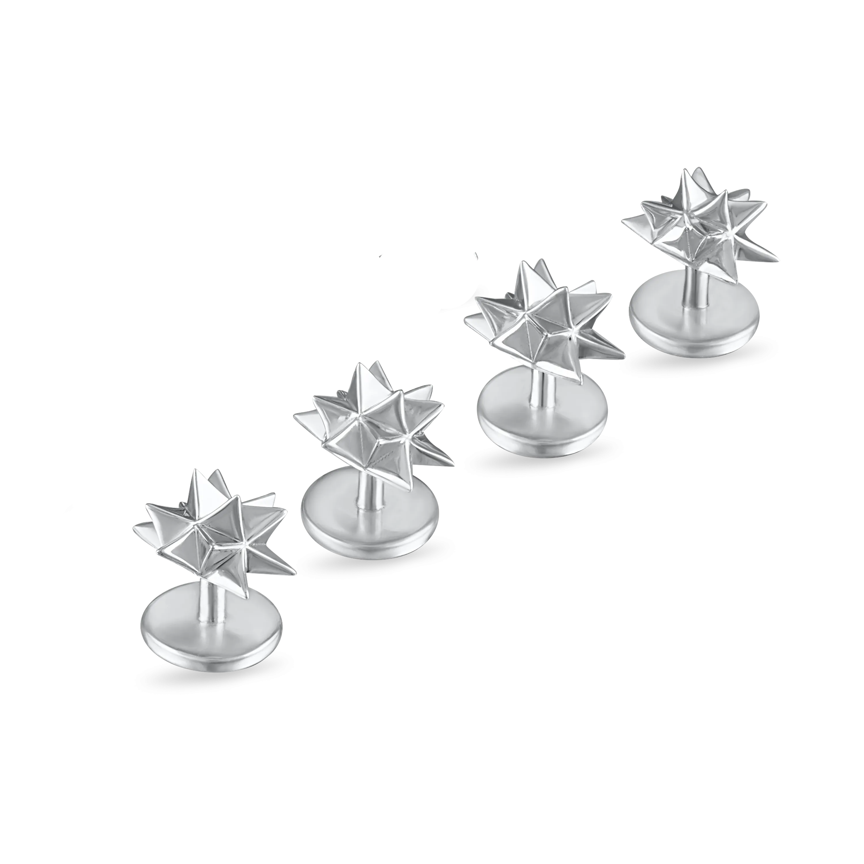 Icosahedron Cufflinks & Studs Set