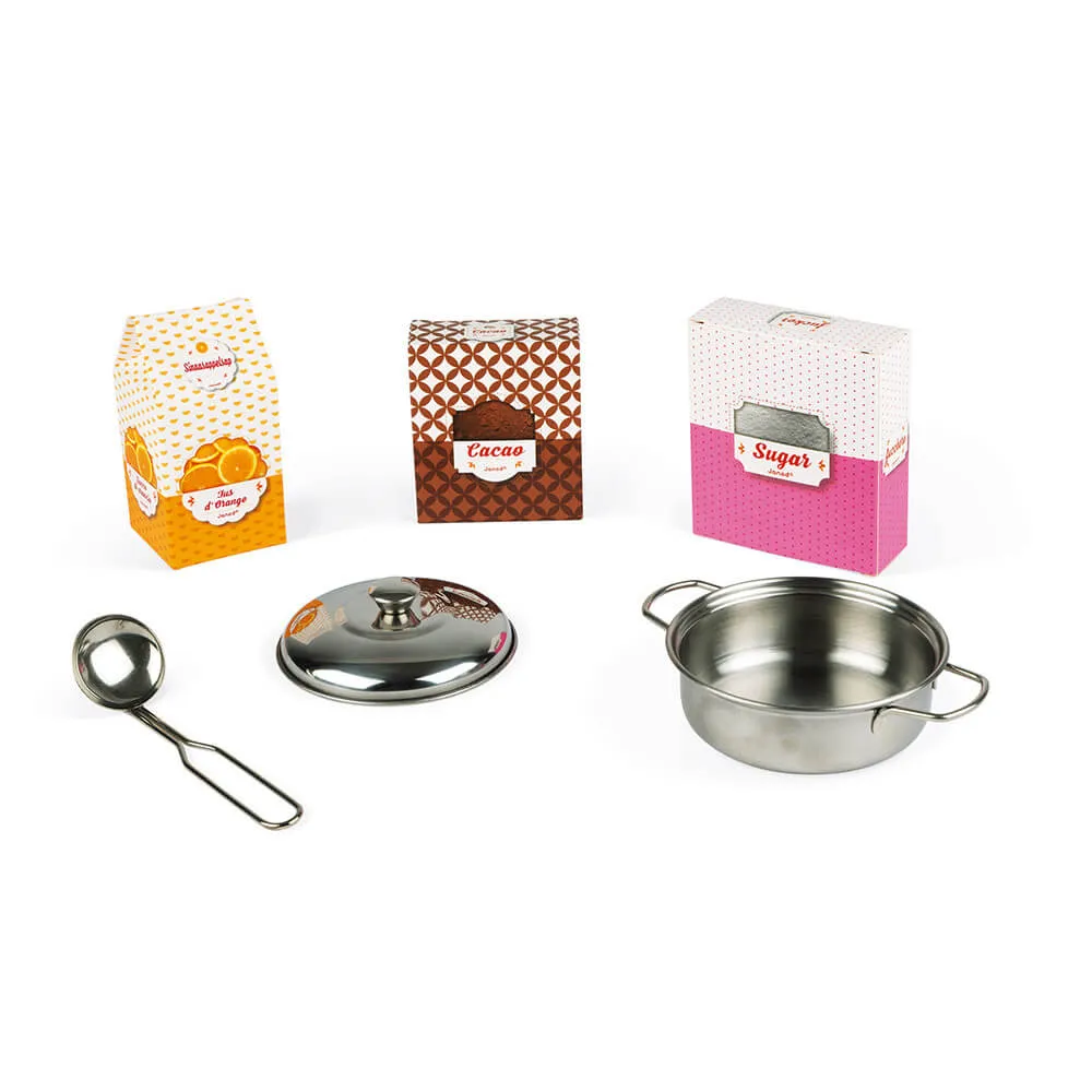 Janod - Candy Chic Big Wooden Kitchen -  For children from the Age of 3
