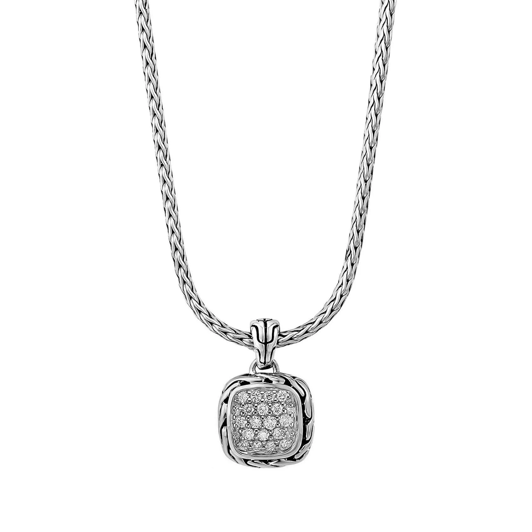 John Hardy Classic Chain Diamond Pendant 1/5ctw