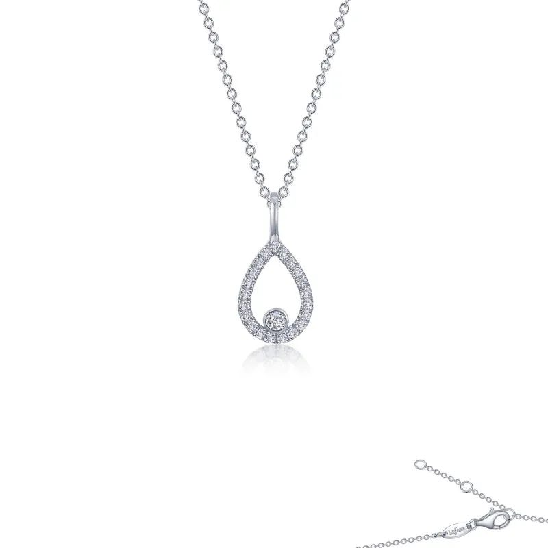 Lafonn Classic Pear-Shaped Necklace