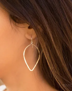 Large Tear Drop Earrings ~Gold Filled or Sterling Silver 925~ME097