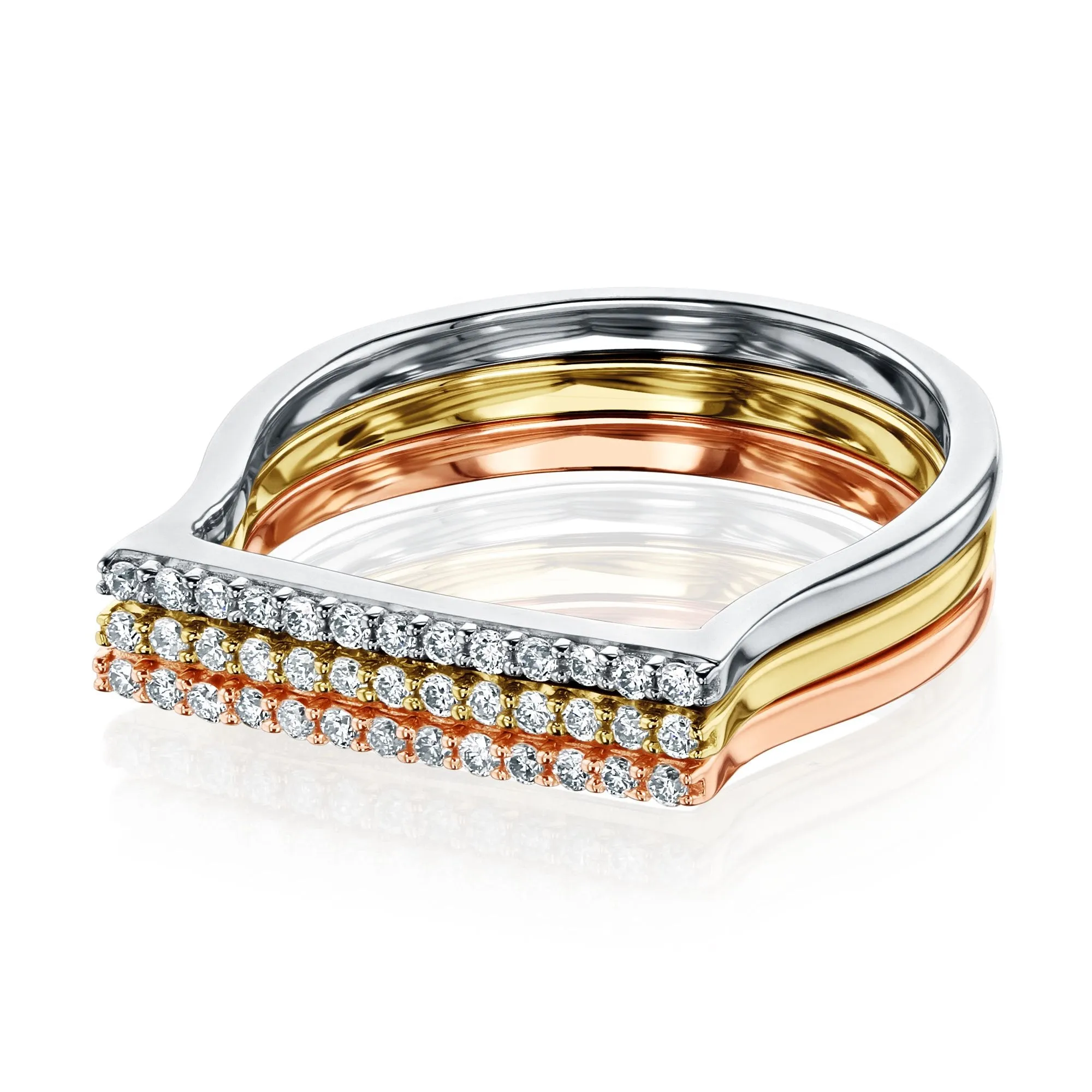 Line Rings (Set of 3)
