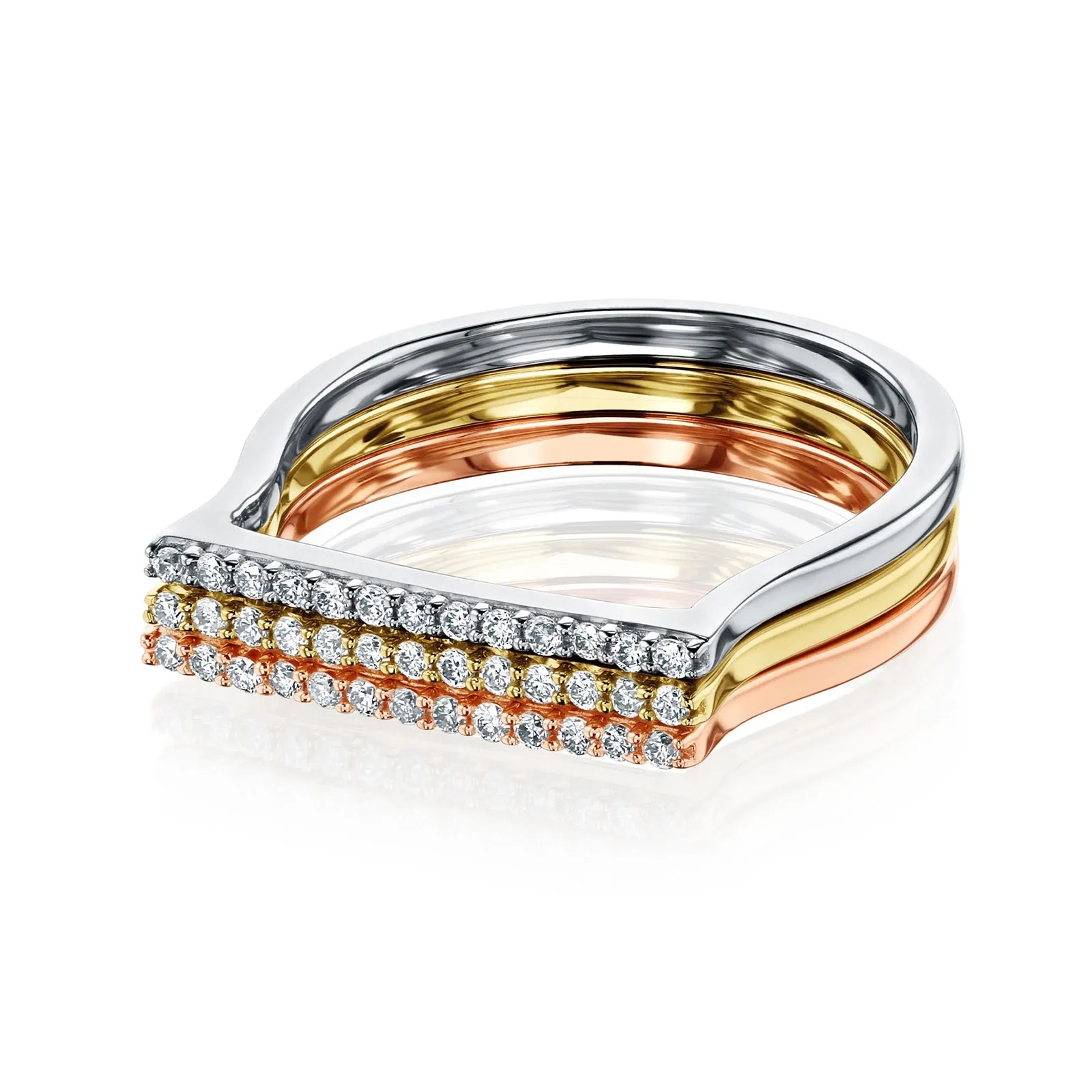 Line Rings (Set of 3)