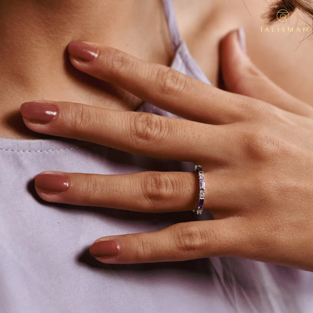 Lush Lavendar Stack Ring