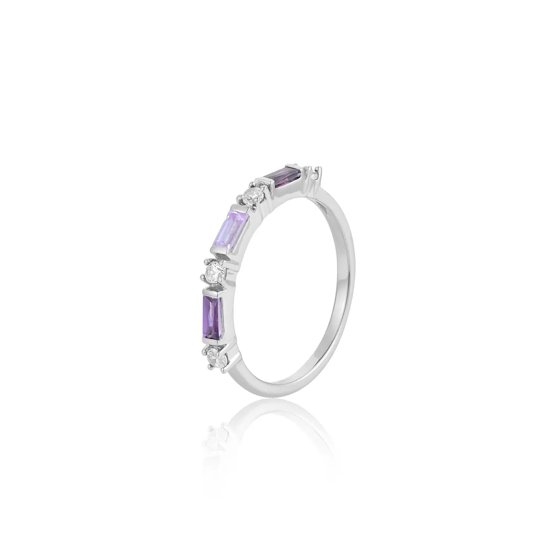 Lush Lavendar Stack Ring