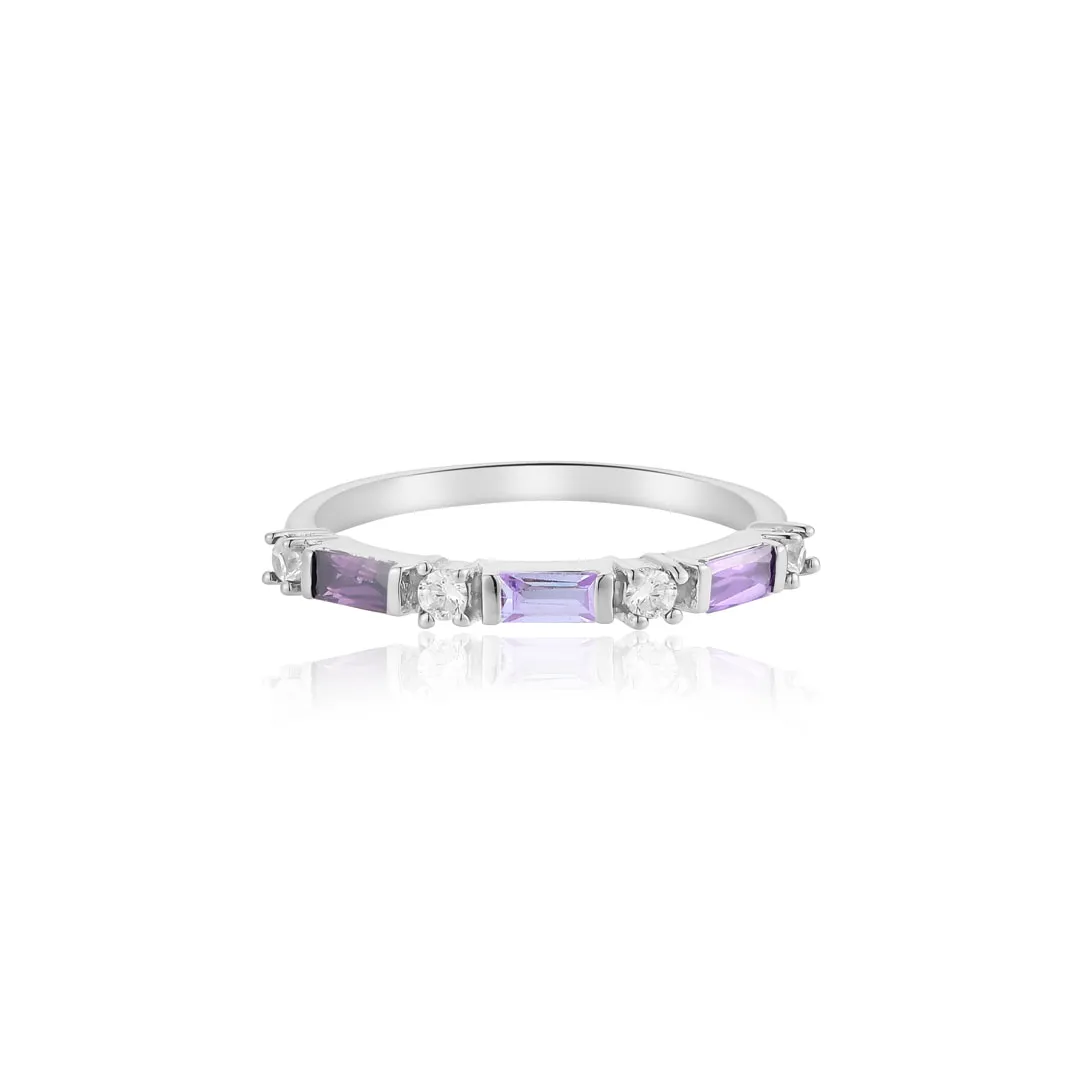 Lush Lavendar Stack Ring