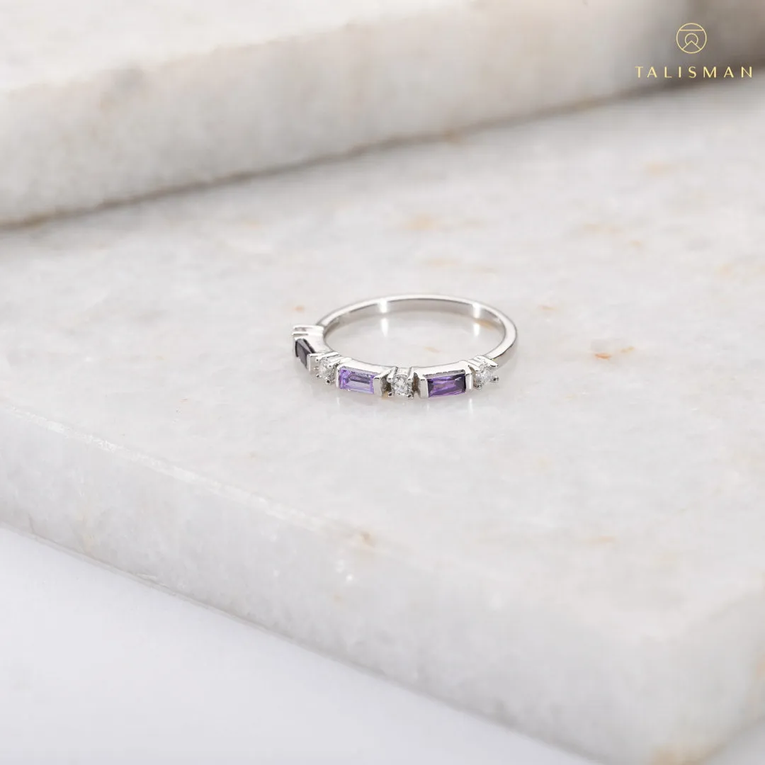 Lush Lavendar Stack Ring