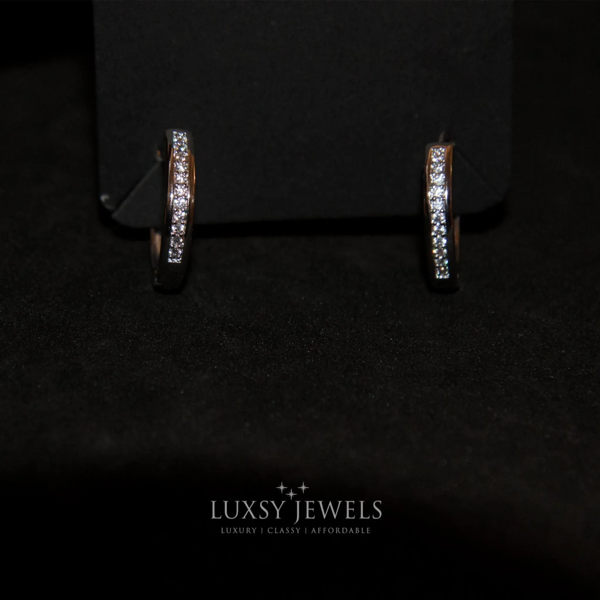Luxsy Elsa Earrings - Silver