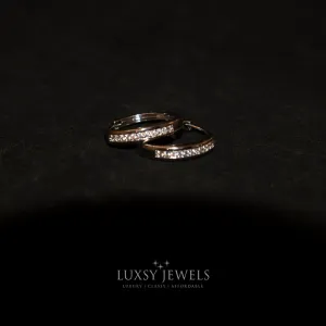Luxsy Elsa Earrings - Silver