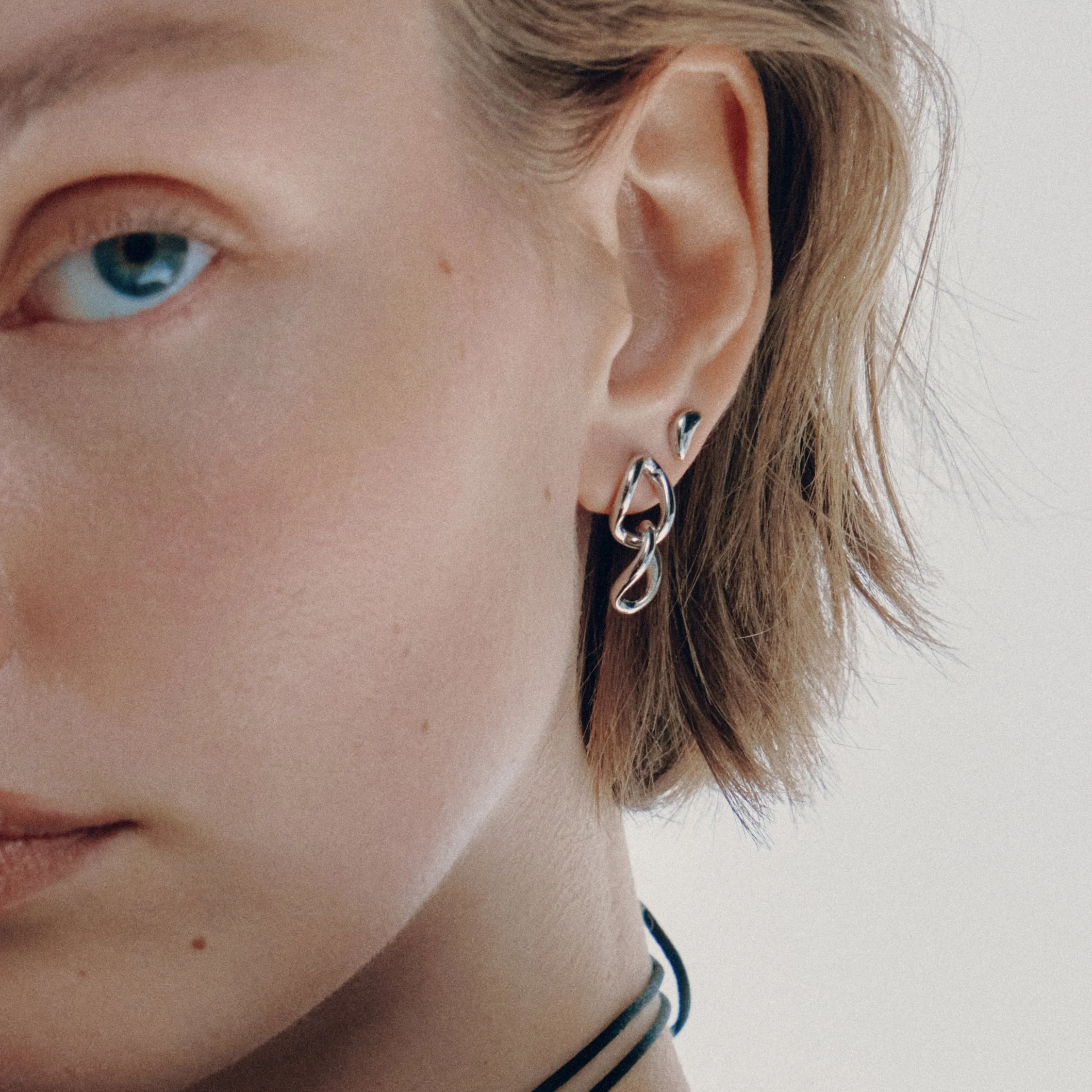 Mini Nova Studs - Silver