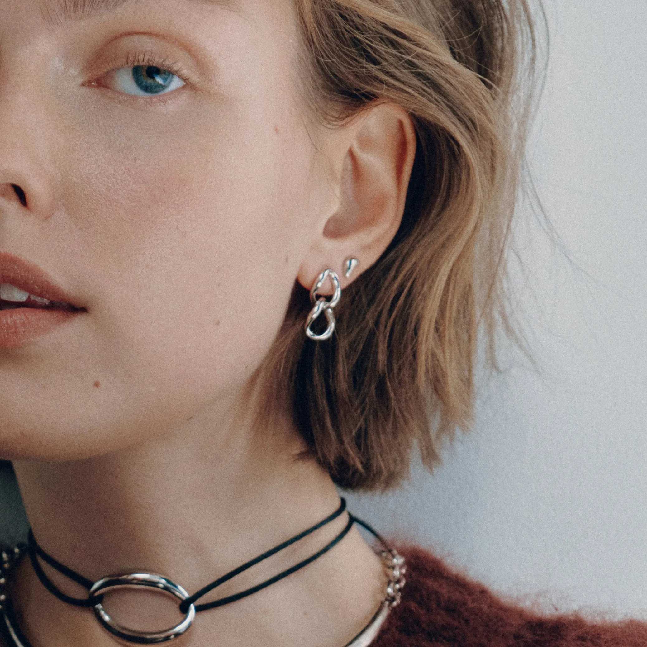 Mini Nova Studs - Silver