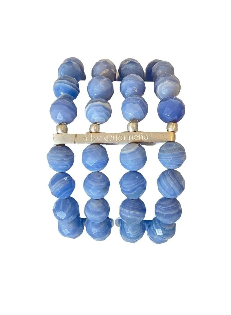 Mona Island Layered Stone Bead Cuff