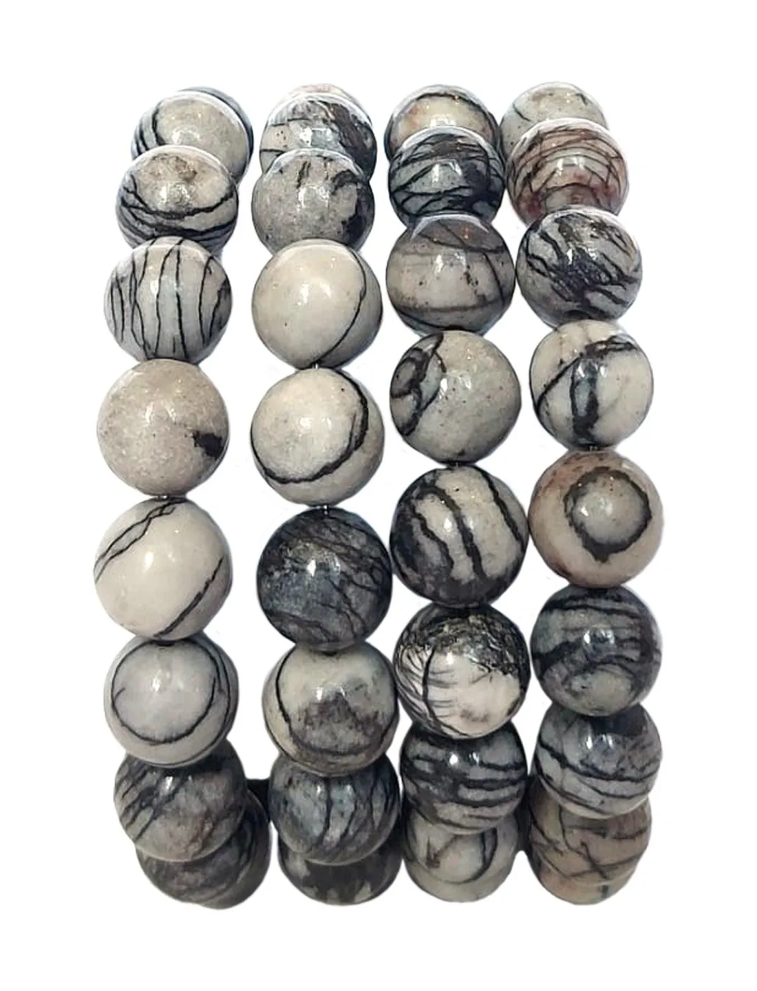 Mona Island Layered Stone Bead Cuff