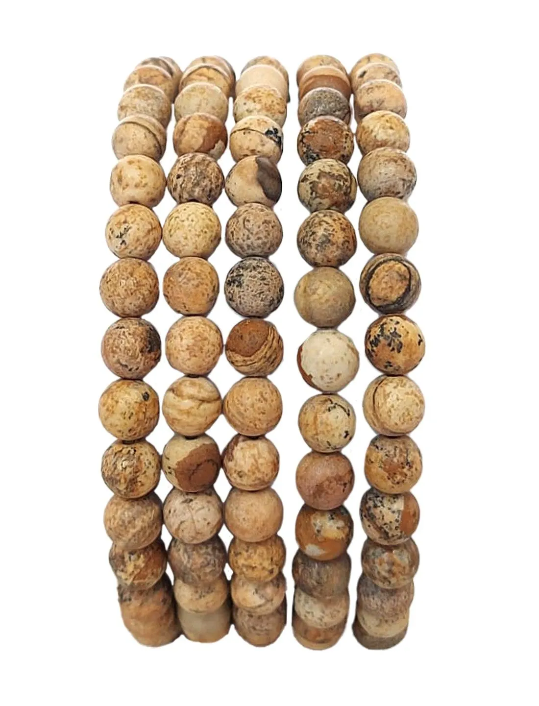 Mona Island Layered Stone Bead Cuff