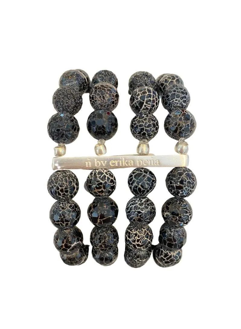 Mona Island Layered Stone Bead Cuff