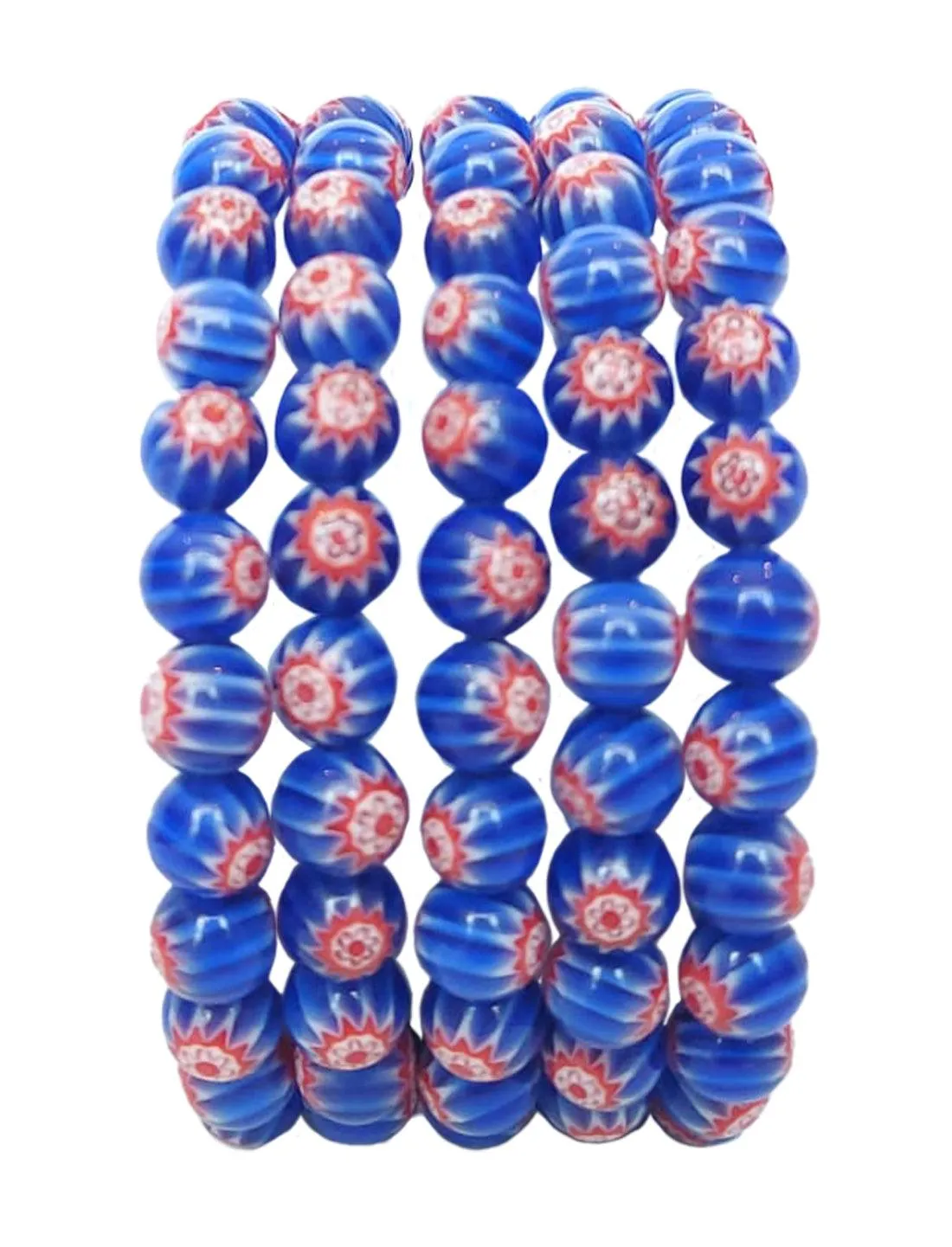Mona Island Layered Stone Bead Cuff