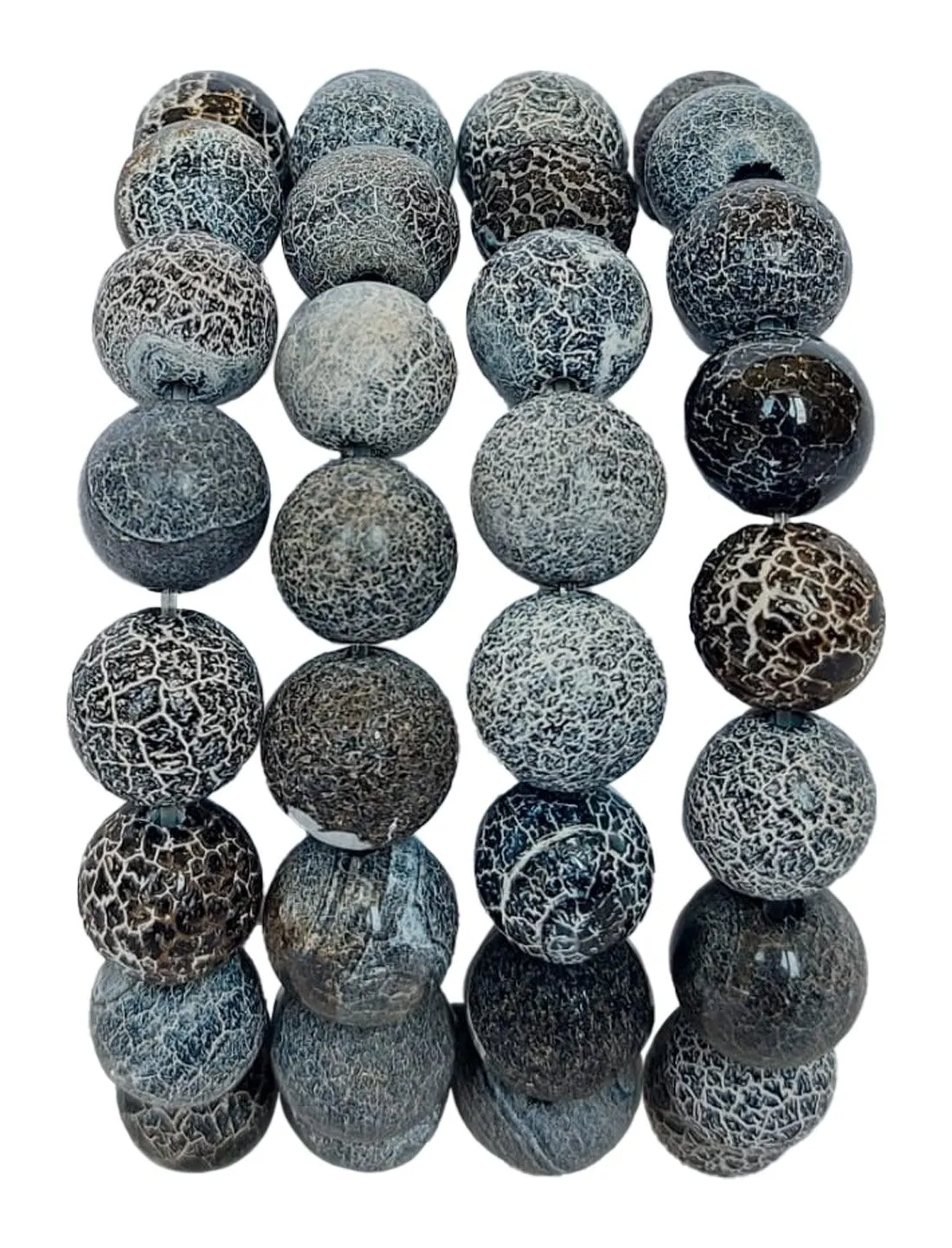 Mona Island Layered Stone Bead Cuff