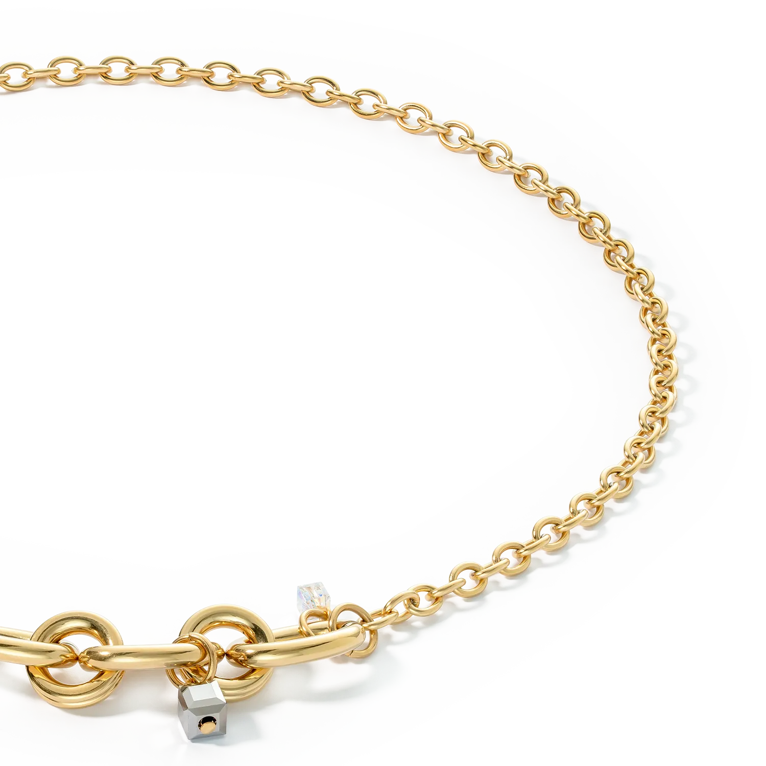 Necklace Chunky Chain gold-black