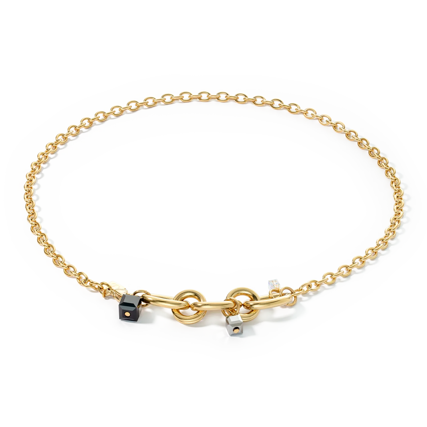Necklace Chunky Chain gold-black