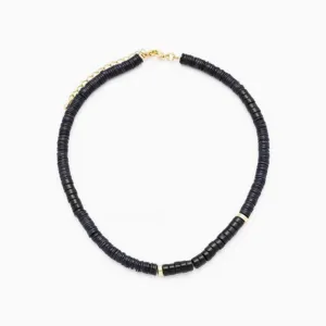 Necklace Freedom Black Wood