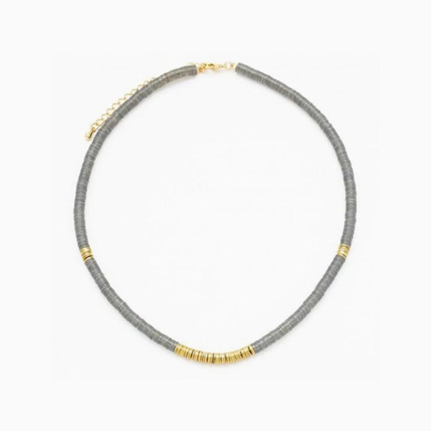 Necklace Freedom Grey Wood