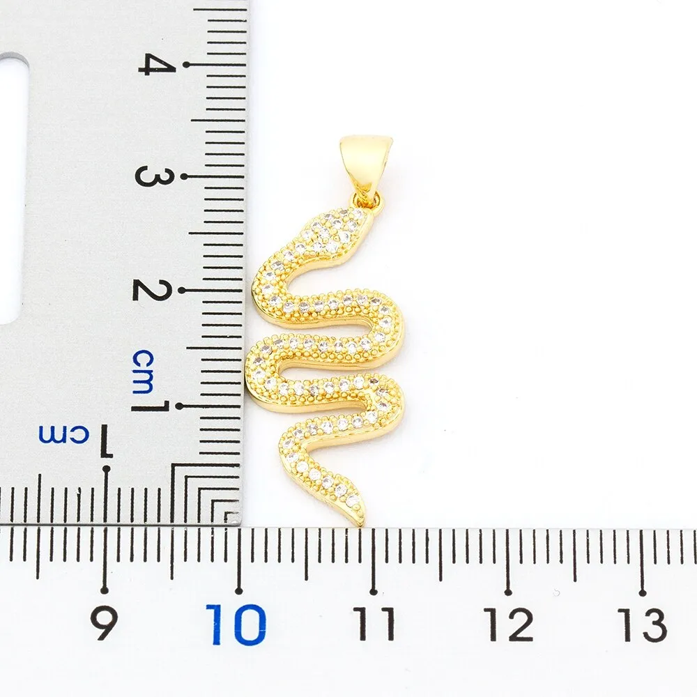 New Design Classic Animal Snake Dangle Women Pendant Necklace