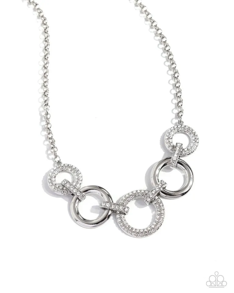 Paparazzi Necklace ~ Cosmopolitan Confidence - White