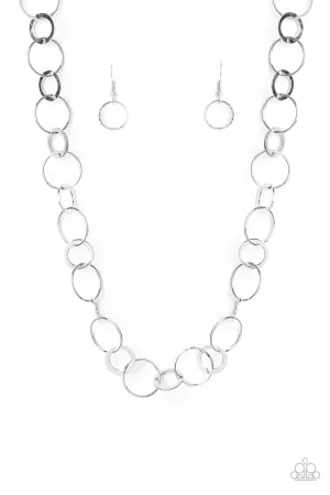 Paparazzi Revolutionary Radiance Silver Short Necklace - P2RE-SVXX-394XX