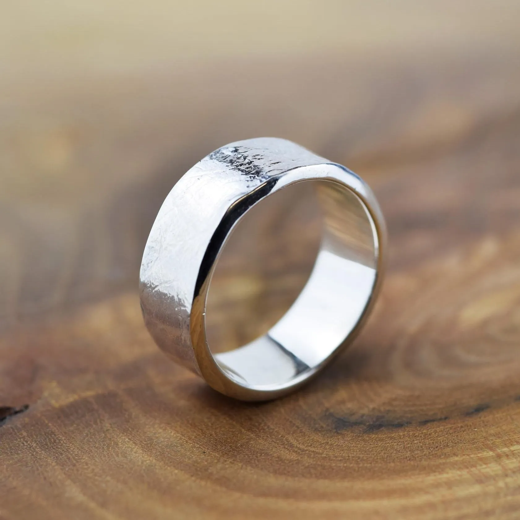Plain 8mm Silver Storybook band