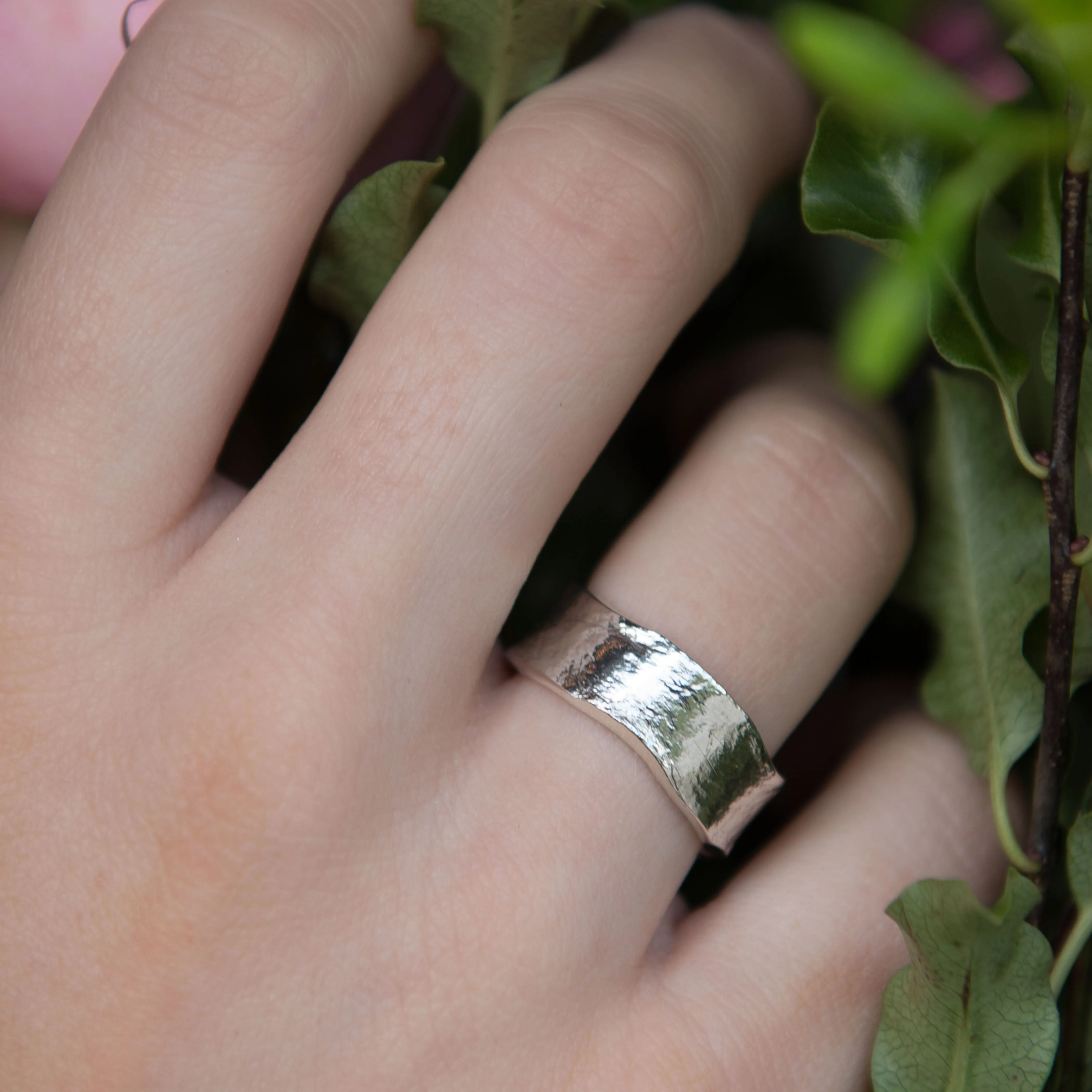 Plain 8mm Silver Storybook band