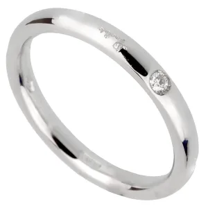 Pomellato White Gold Diamond Band Ring Sz 5