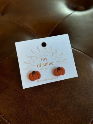 Pumpkin Earrings
