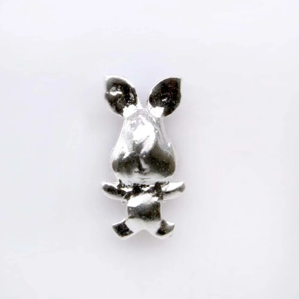 Rabbit Shape Sterling Silver Nose pin for Girls and women in Twisted style
