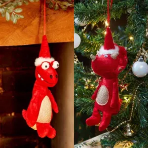 Red Festive Dinosaur Pendant Hanging Decoration