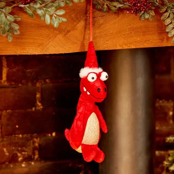 Red Festive Dinosaur Pendant Hanging Decoration
