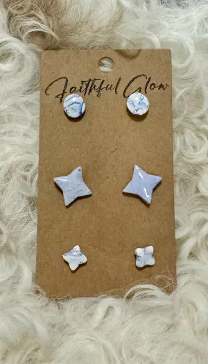 Seaside Blue Trio